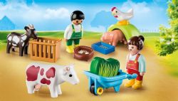 PLAYMOBIL 1-2-3 CLASSIC - PLAISIR DE JOUER À LA FERME #71158